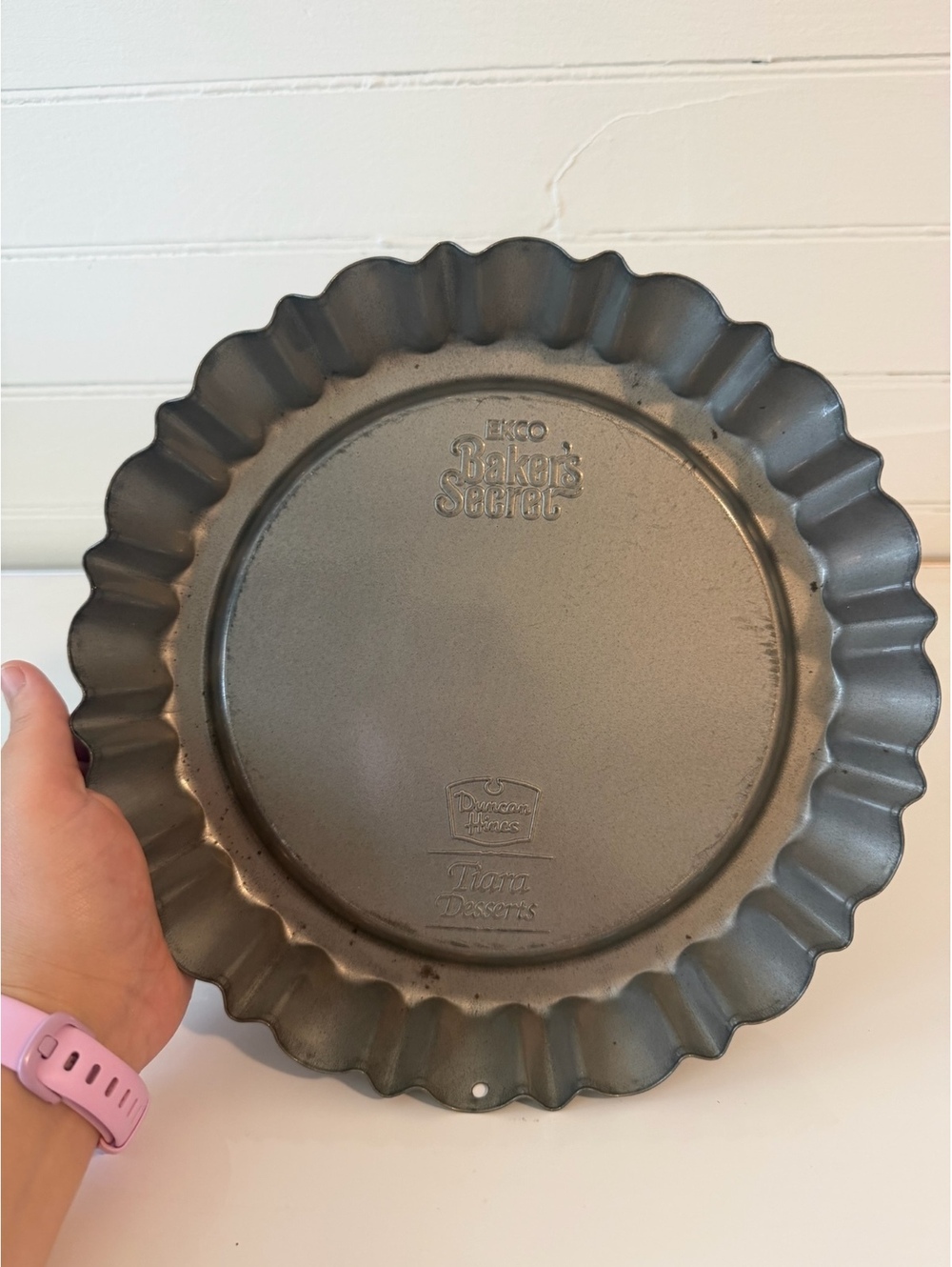 Ekco Baker's Secret Duncan Hines Tiara 10.5" Pie Torte Pan